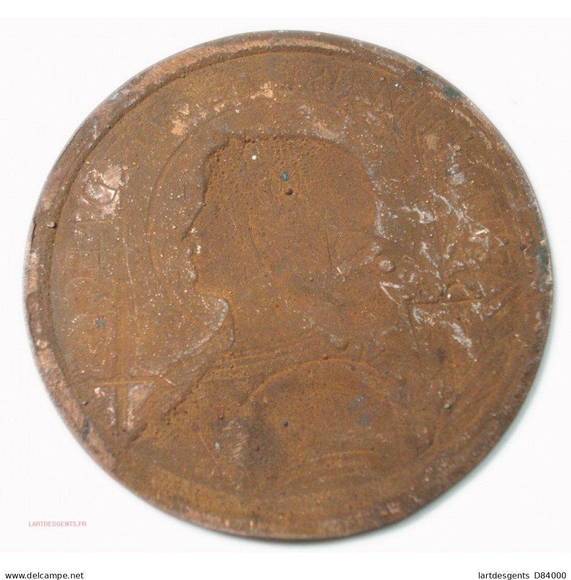 Rare Médaille Uniface Bienheureuse Jeanne D'Arc 1412-1431 Par Paul DORIZE - Monarchia / Nobiltà