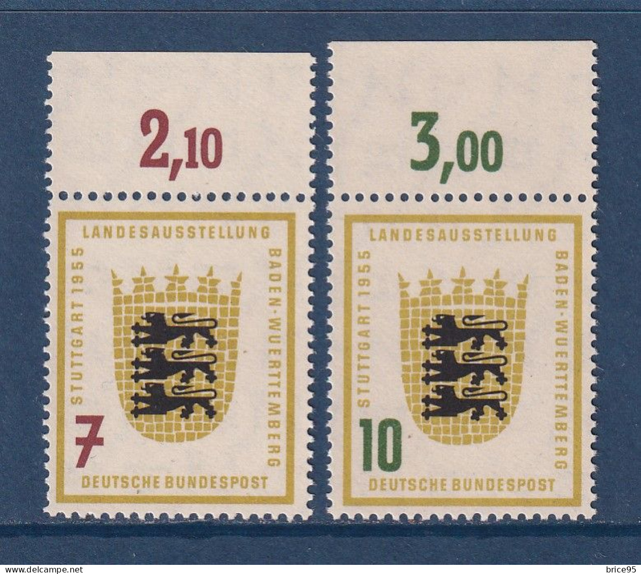 Allemagne Fédérale - YT N° 89 Et 90 ** - Neuf Sans Charnière - 1955 - Neufs