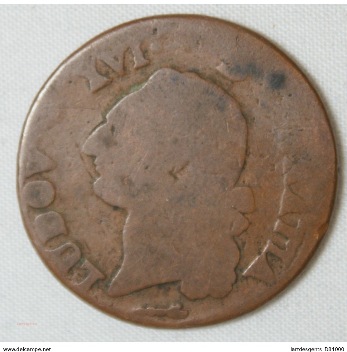 LOUIS XVI Sol à L'écu 1784 Pau - Rare - - 1774-1791 Lodewijjk XVI