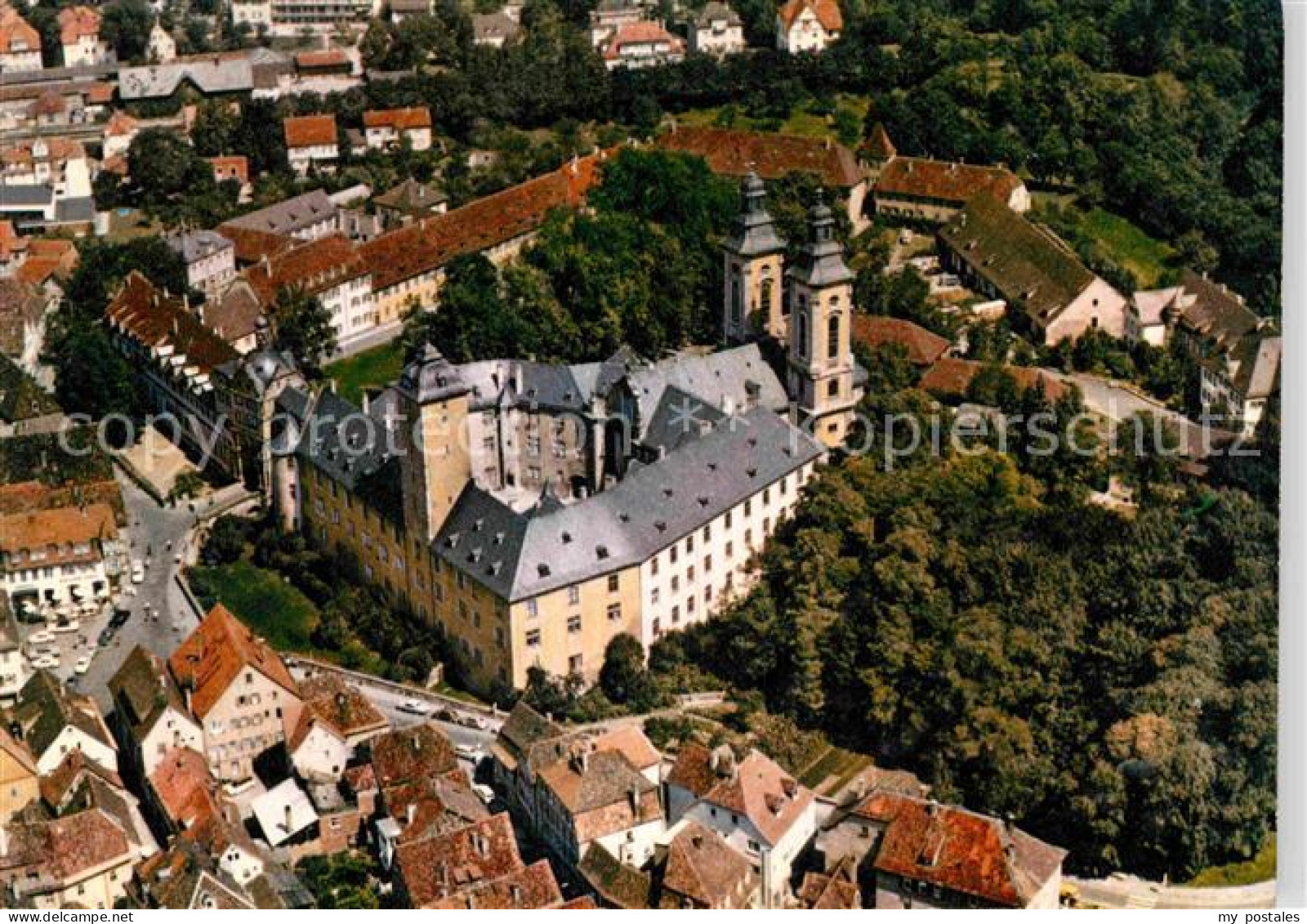 72765635 Bad Mergentheim Fliegeraufnahme Mit Schloss Bad Mergentheim - Bad Mergentheim