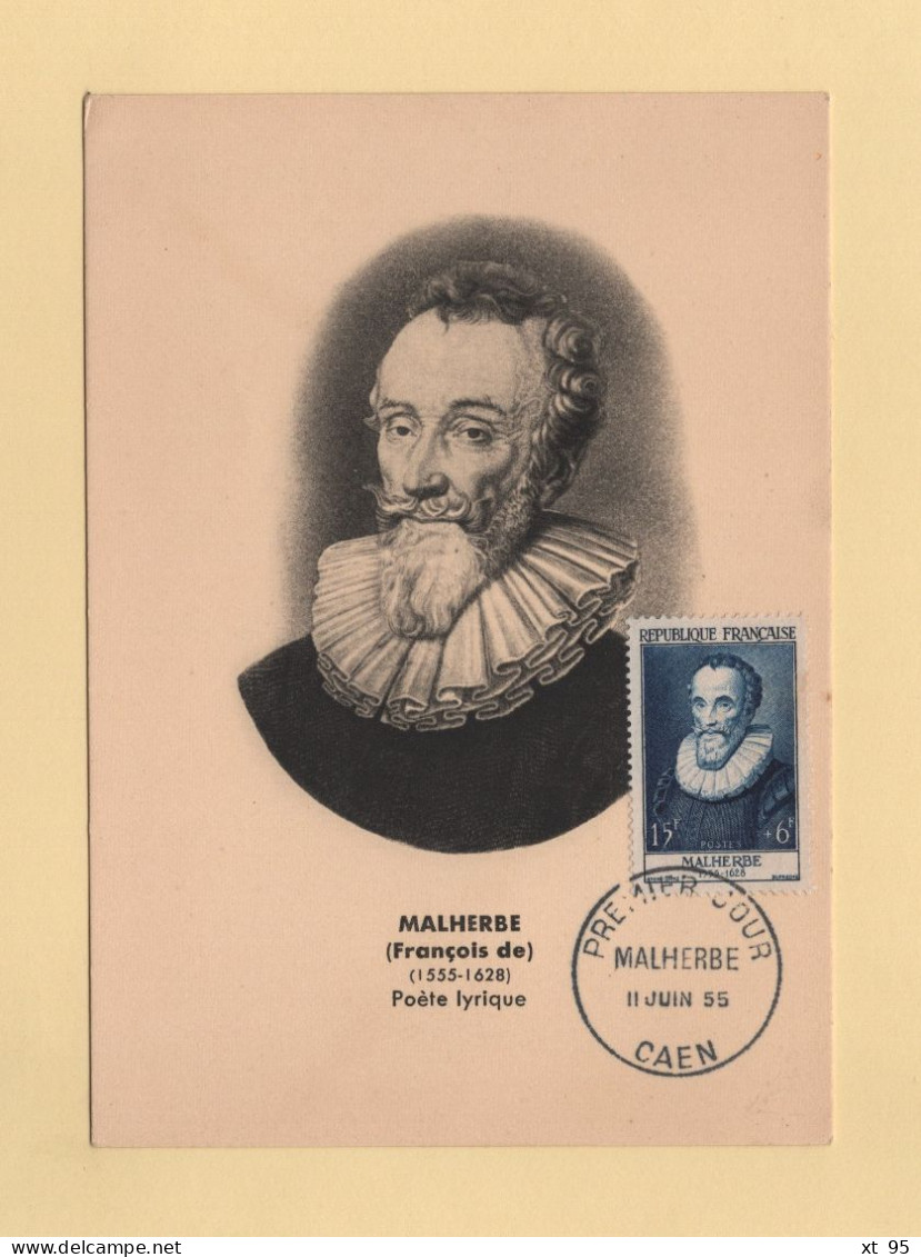 Carte Maximum - N°1028 - Francois De Malherbe - 1950-1959