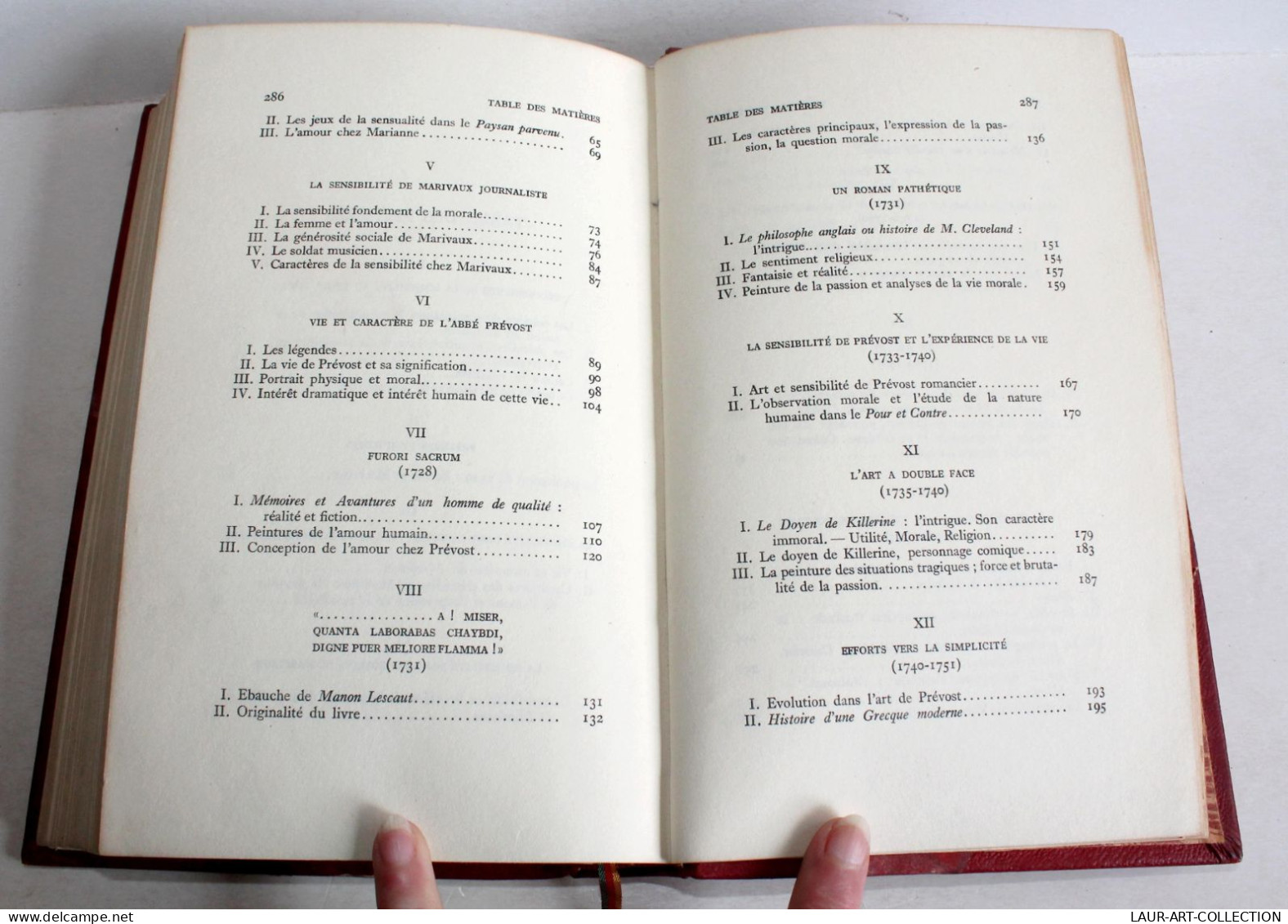 LES MAITRES DE LA SENSIBILITE FRANCAISE AU XVIIIe SIECLE Par PIERRE TRAHARD 1931 / LIVRE ANCIEN XXe SIECLE (1803.250) - 1901-1940