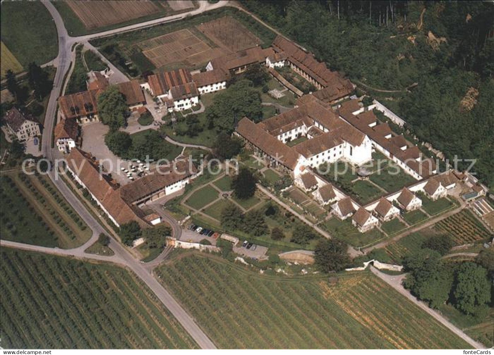 12351027 Warth-Weiningen Fliegeraufnahme Kartause Ittingen Frauenfeld - Sonstige & Ohne Zuordnung