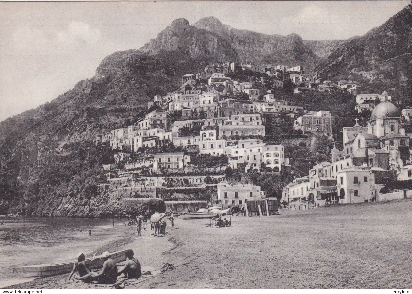 Positano Panorama Dalla Spiaggia - Sonstige & Ohne Zuordnung