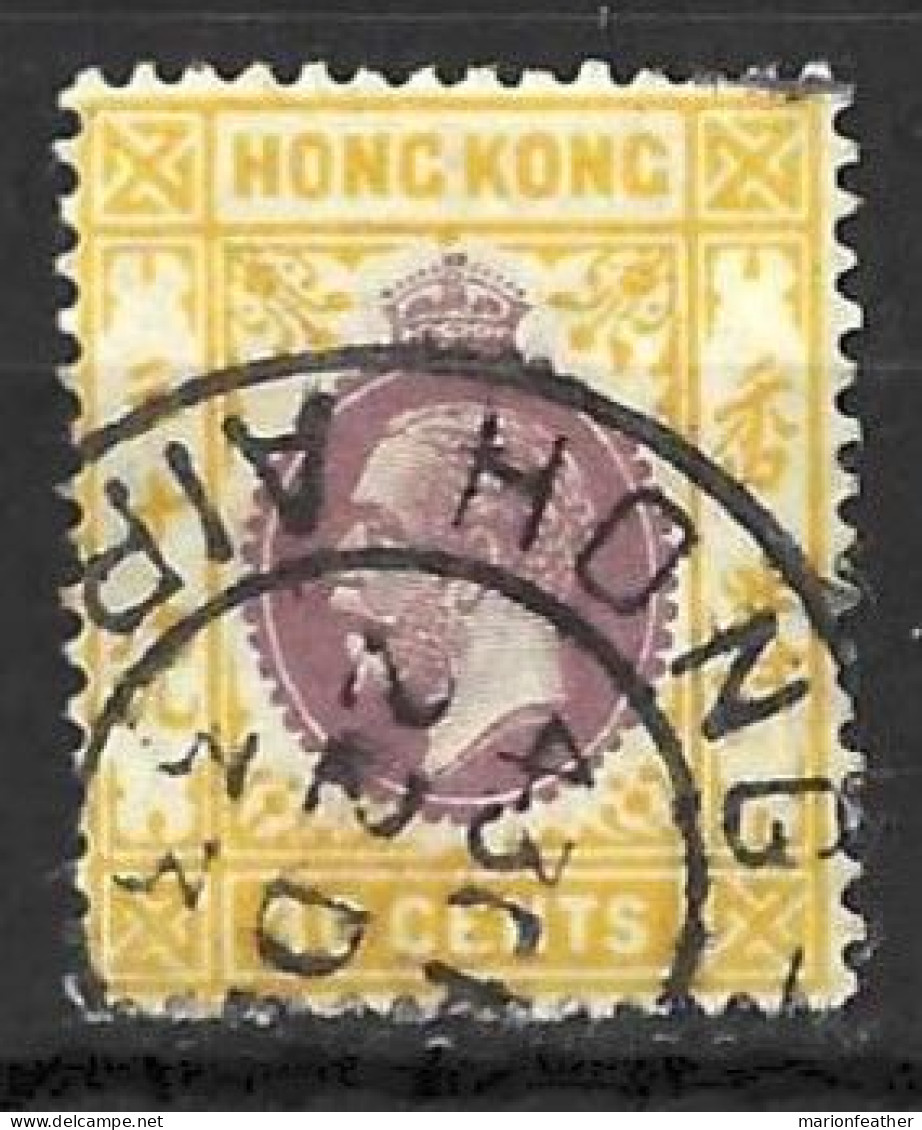 HONG KONG....KING GEORGE V..(1910-36..)..." 1921..".....30c.......AIR.... CDS.....VFU..... - Used Stamps