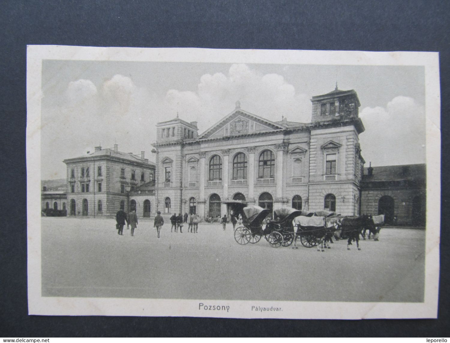 AK BRATISLAVA POZSONY Bahnhof ca. 1910  // p9810