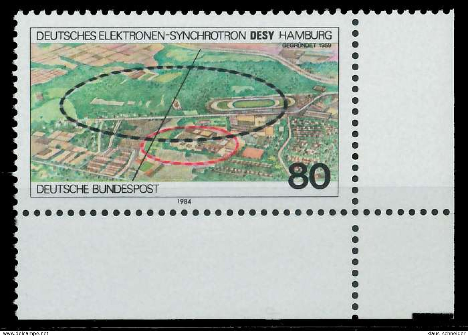 BRD 1984 Nr 1221 Postfrisch ECKE-URE X823AA6 - Ongebruikt