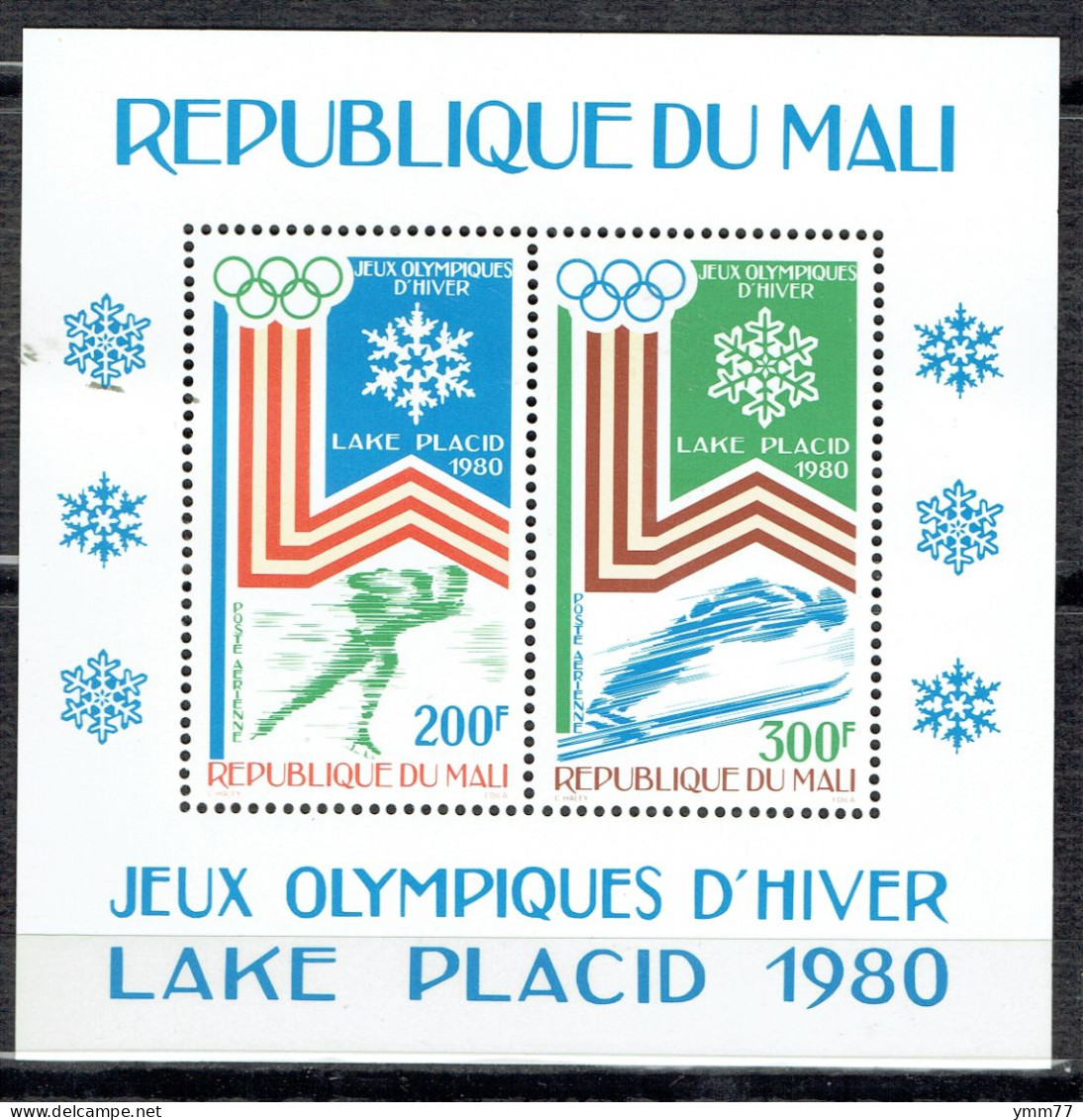 Jeux Olympiques D'Hiver à Lake Placid - Mali (1959-...)