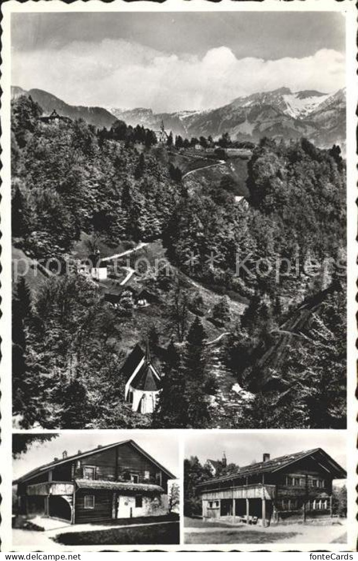 12045877 Flueeli-Ranft Kapelle Alpenpanorama Geburtshaus Wohnhaus Des Seligen Br - Other & Unclassified