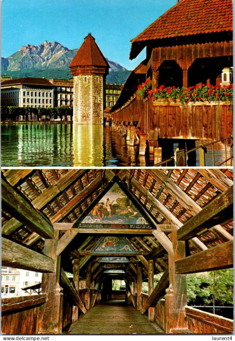 15-5-2024 (5 Z 12) Switzerland - Luzern (covered Bridge) - Bridges