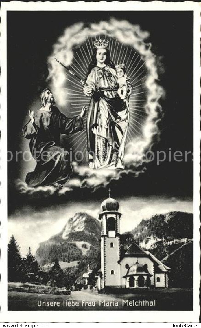 12043587 Melchtal Unsere Liebe Frau Maria Melchtal Wallfahrtskirche Melchtal - Sonstige & Ohne Zuordnung