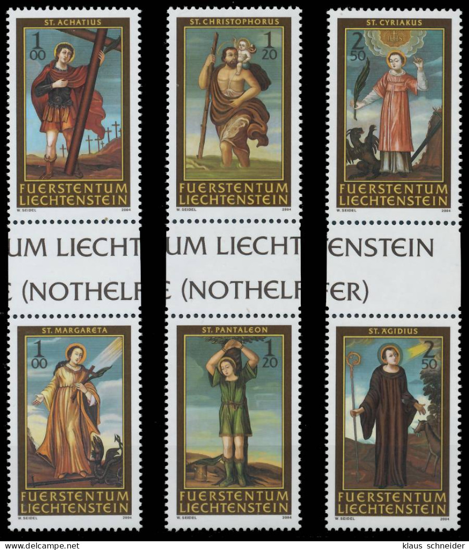 LIECHTENSTEIN 2004 Nr 1341ZS-1346ZS Postfrisch X393A52 - Nuevos