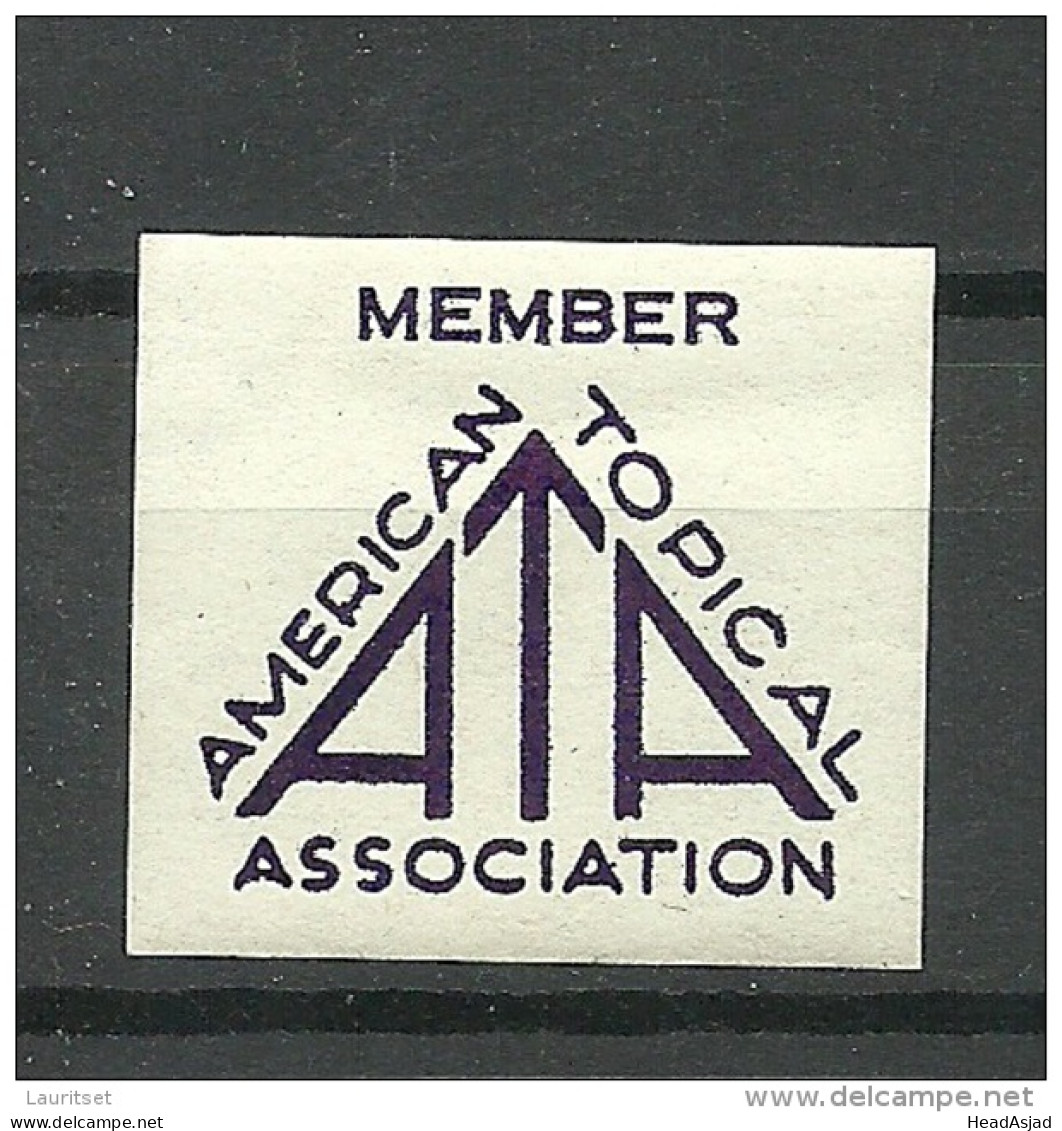 USA Vignette Poster Stamp American Topical Association Member MNH - Vignetten (Erinnophilie)