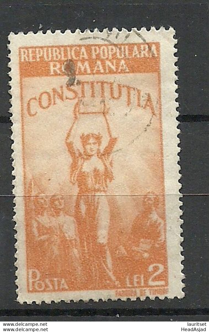 ROMANIA Rumänien 1948 Michel 1119 O - Usado