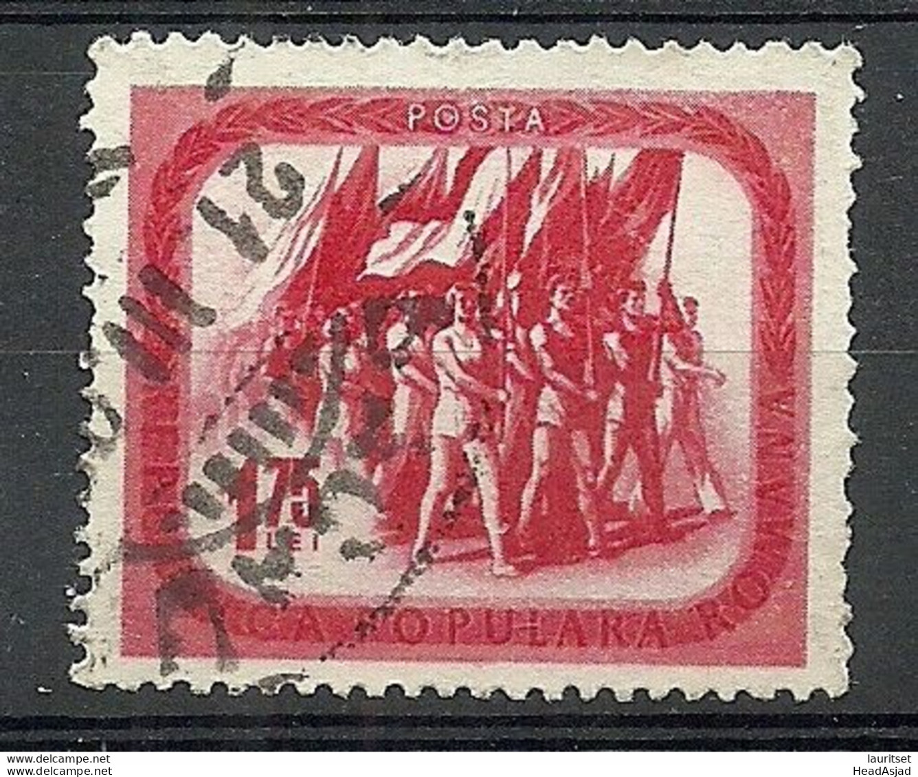 ROMANIA Rumänien 1952 Michel 1412 O - Gebraucht