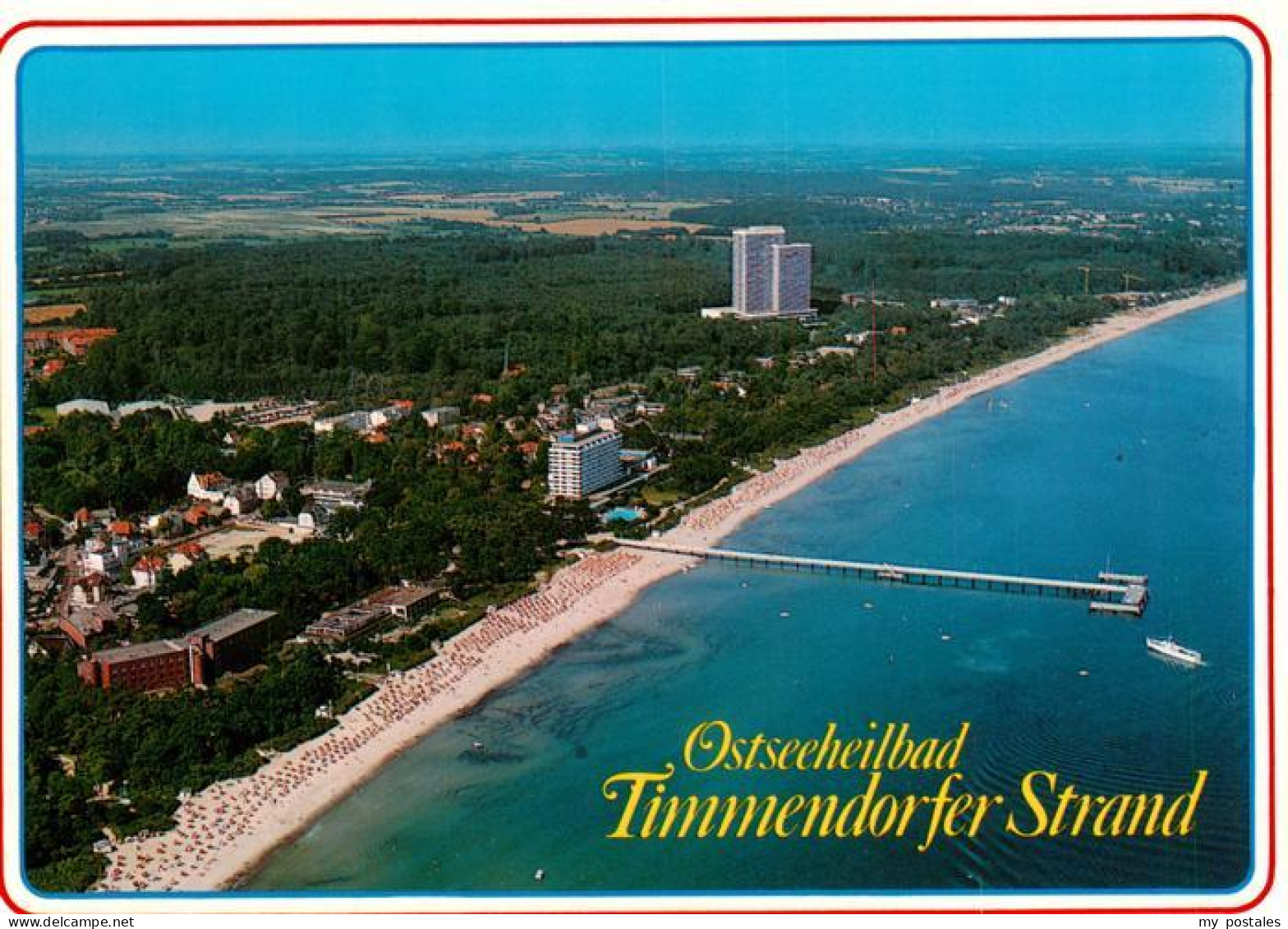 73904460 Timmendorf  Timmendorfer Strand Fliegeraufnahme Mit Seebruecke - Timmendorfer Strand