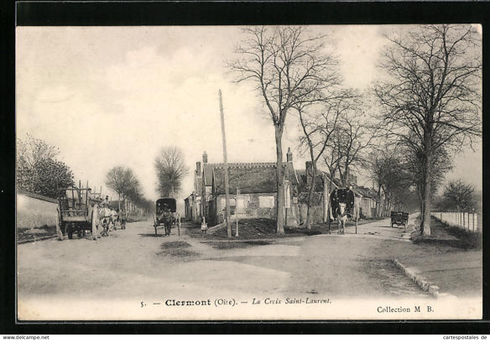 CPA Clermont, La Croix Saint-Laurent  - Clermont