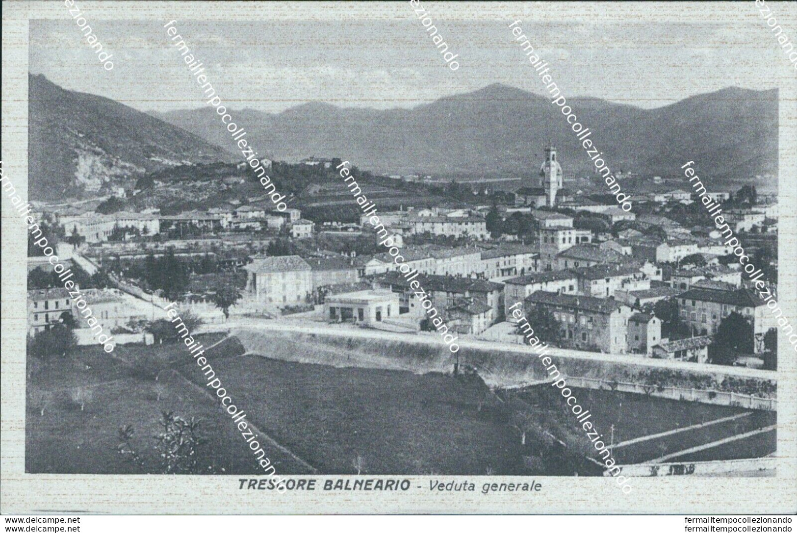 Bs584 Cartolina Trescore Balneario Veduta Gener  Provincia Di  Bergamo Lombardia - Bergamo