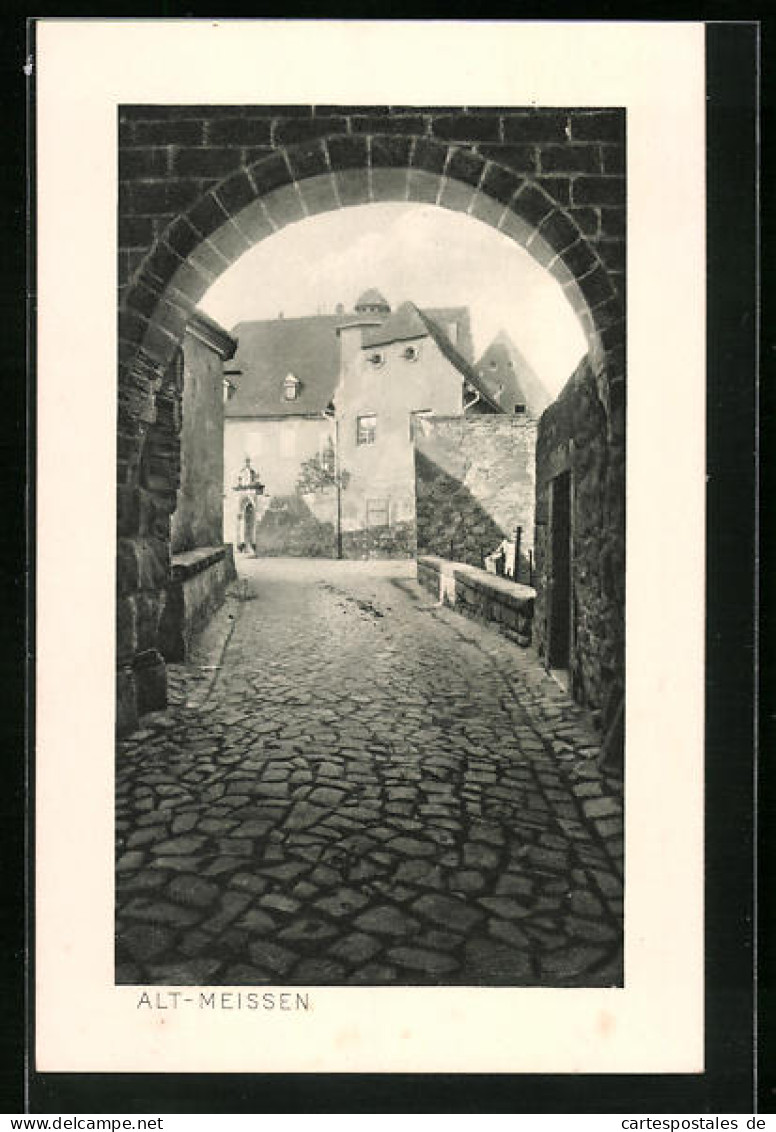 AK Alt-Meissen, Torturm Der Ehemaligen Zugbrücke  - Meissen