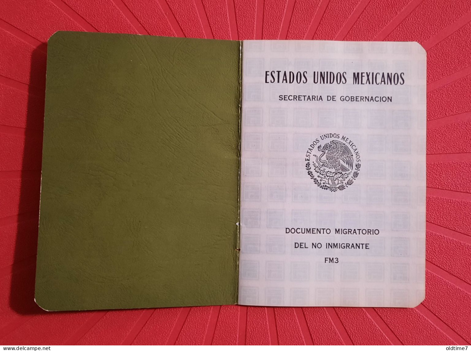 Mexico Pasaporte  Passport, Passeport, Reisepass - Documentos Históricos