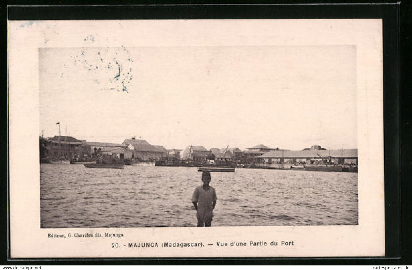 CPA Majunga, Vue D'une Partie Du Port  - Madagascar