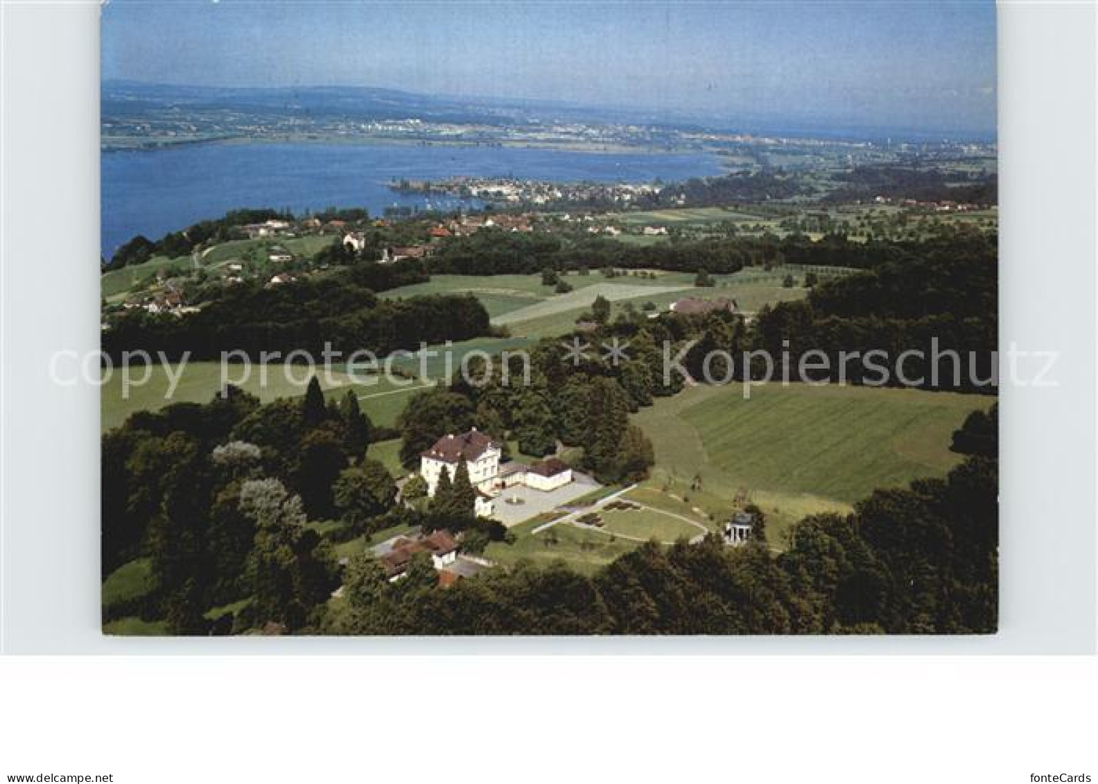 12589089 Mannenbach Untersee Fliegeraufnahme Schloss Eugensberg Mannenbach-Salen - Sonstige & Ohne Zuordnung