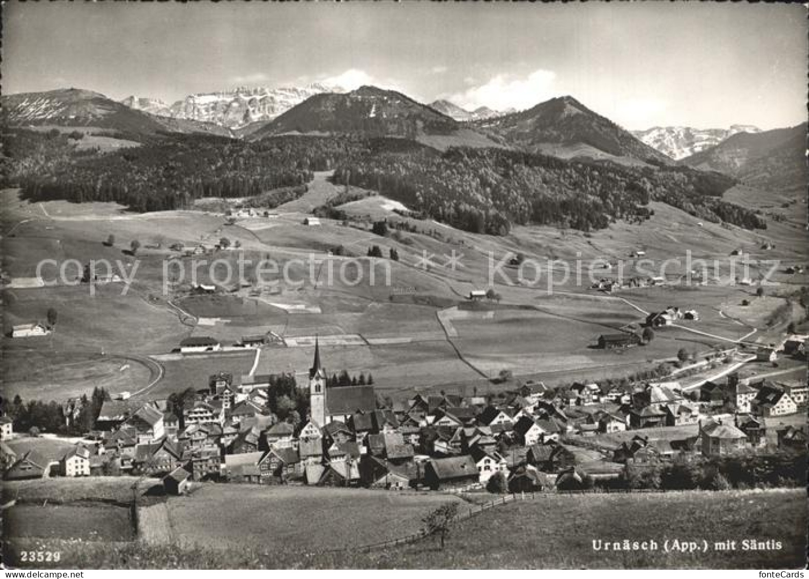 12358669 Urnaesch AR Gesamtansicht Mit Alpenpanorama Urnaesch AR - Sonstige & Ohne Zuordnung