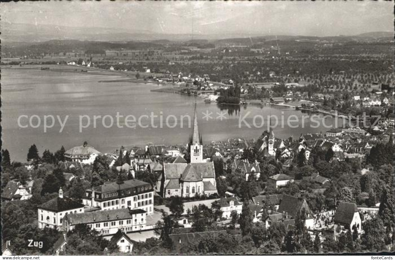 12320859 Zug ZG Panorama Mit See Zug - Andere & Zonder Classificatie