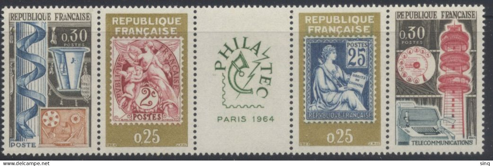 N° 1417A Bande Philatec - Unused Stamps