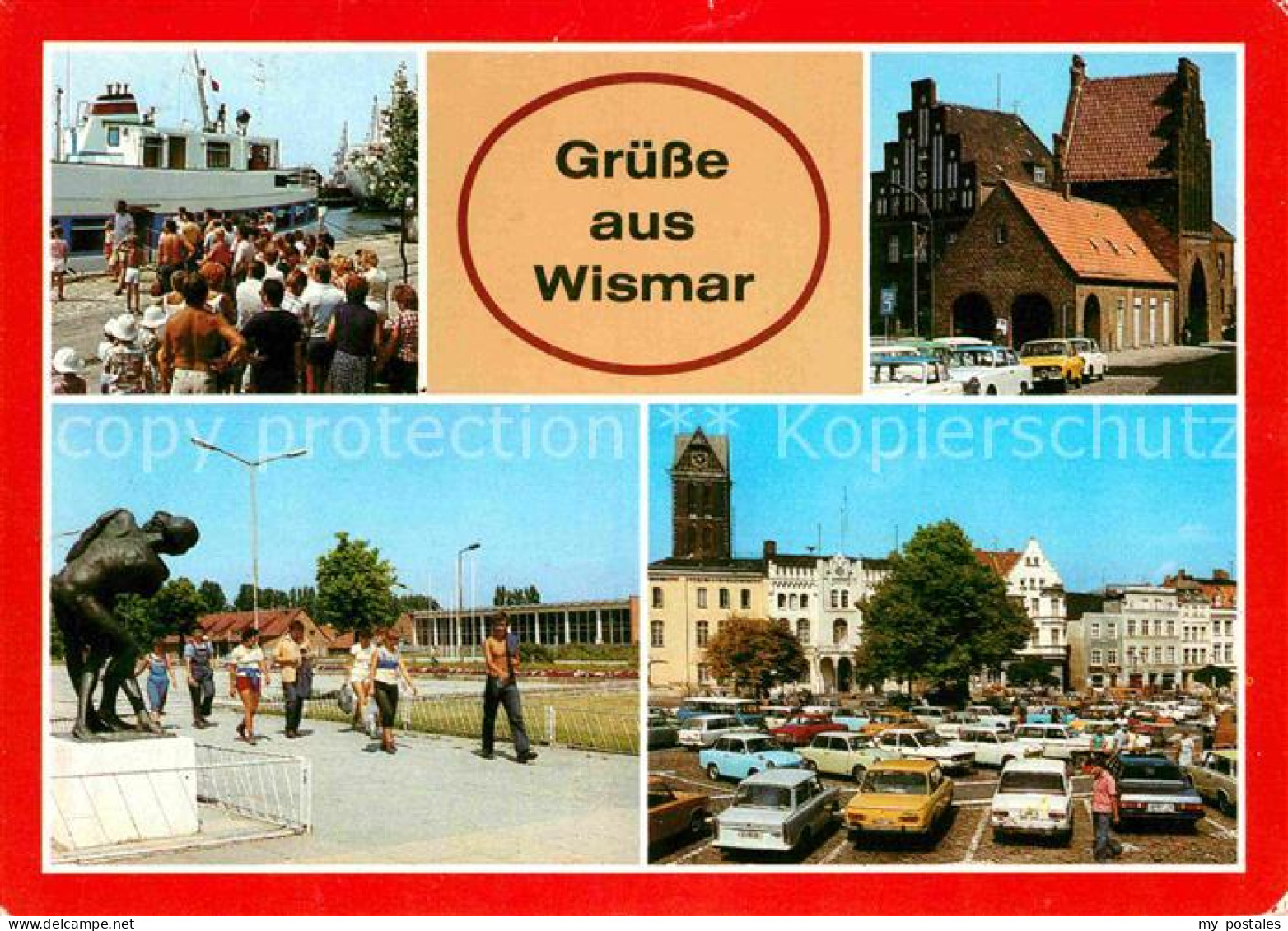 72742950 Wismar Mecklenburg Hafen Wassertor Schwimmhalle Markt Wismar - Wismar