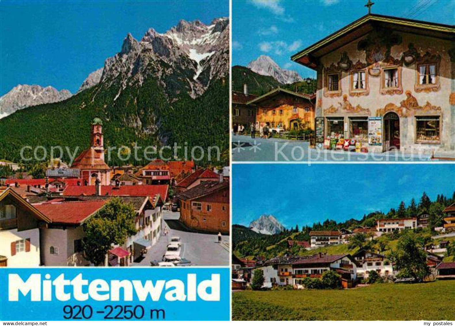 72741024 Mittenwald Bayern Teilansichten Hoehenluftkurort Im Gries Karwendelgebi - Mittenwald