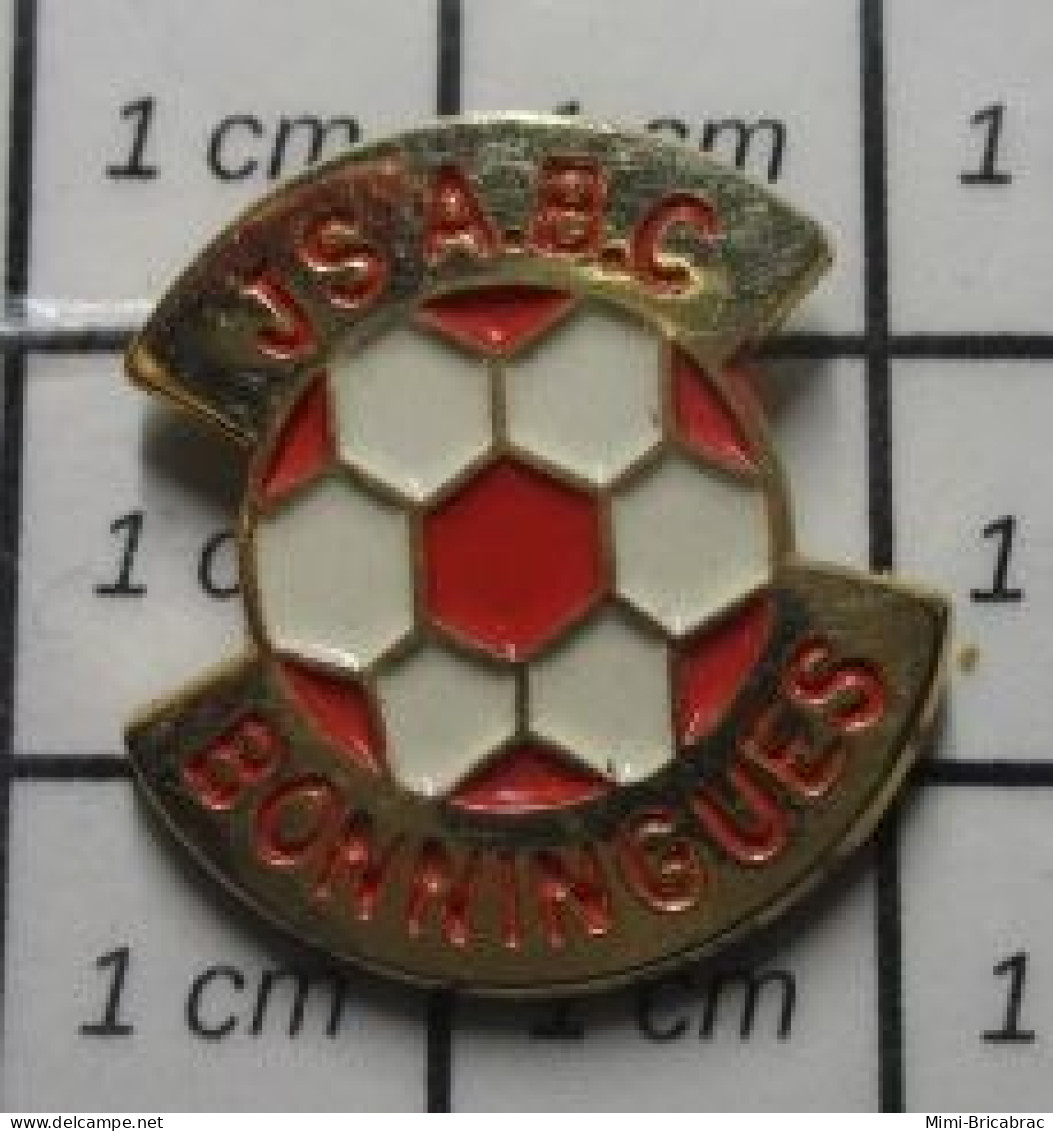 1516c Pin's Pins / Beau Et Rare / SPORTS / CLUB FOOTBALL JS ABC BONNINGUES - Football