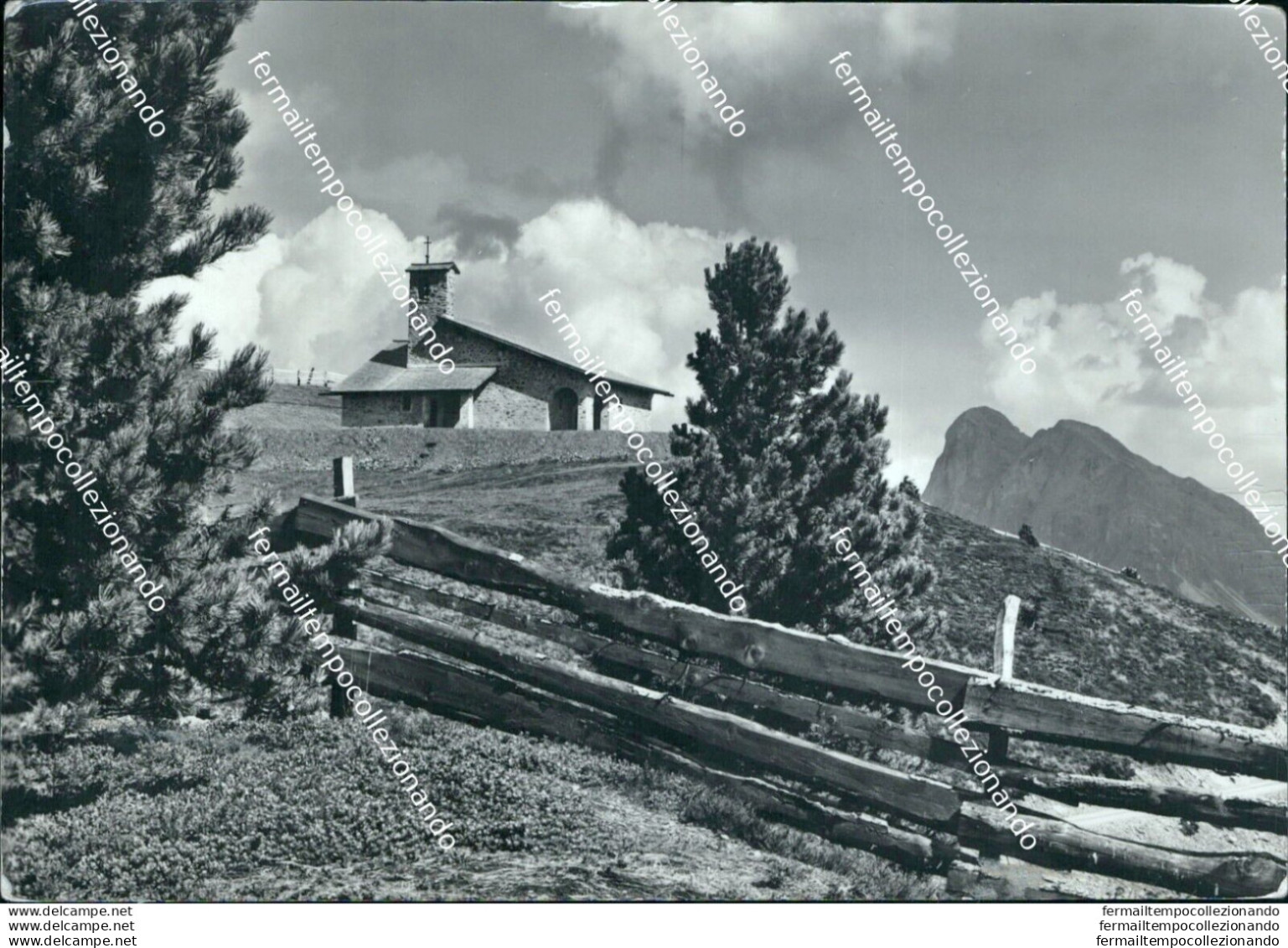 Bi397 Cartolina Bressanone Chiesetta Alpina All'albergo Val Di Croce Bolzano - Bolzano (Bozen)