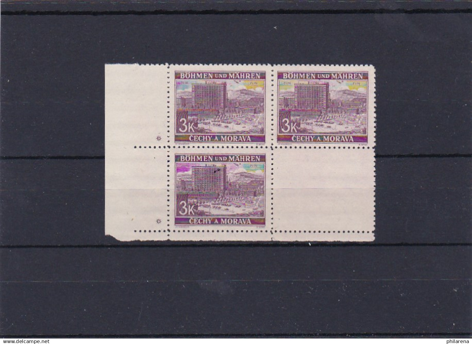 B&M  **, Postfrisch, MiNr. 33 , Leerfeld, Stern - Occupation 1938-45