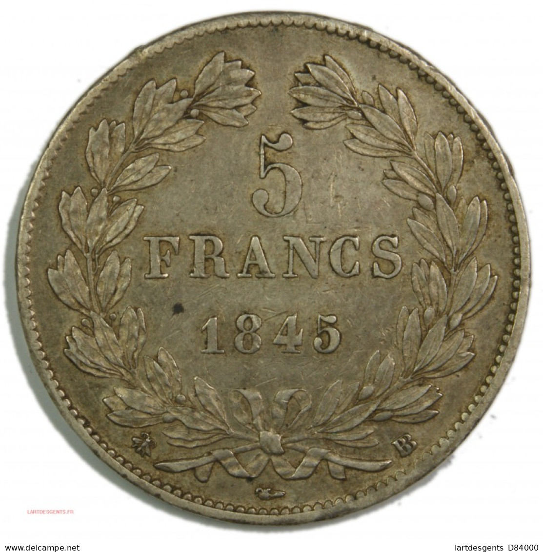 Louis Philippe Ier 5 Franc 1845 BB Strasbourg SUPERBE, Lartdesgents.fr - Otros & Sin Clasificación