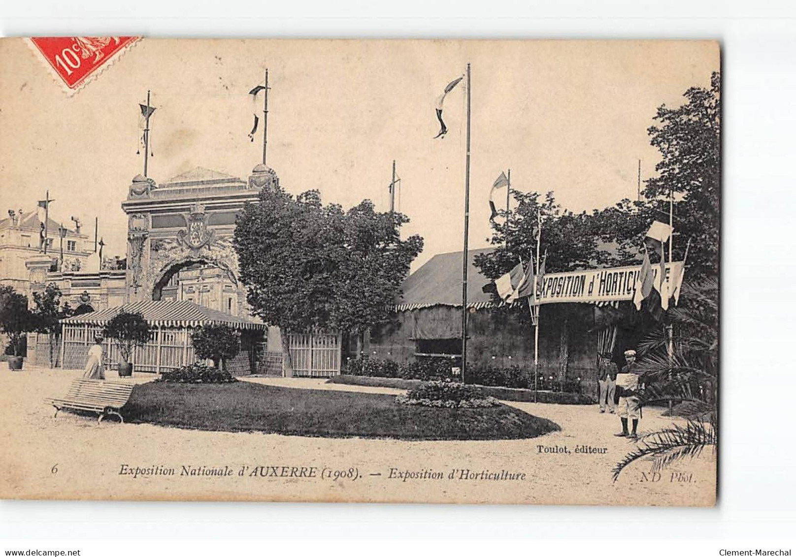 Exposition Nationale D'AUXERRE - 1908 - Exposition D'Horticulture - Très Bon état - Auxerre