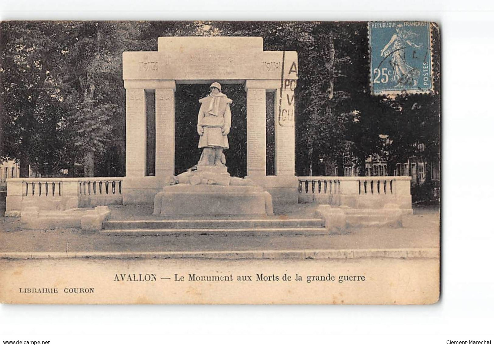 AVALLON - Monument Aux Morts De La Grande Guerre - Très Bon état - Avallon