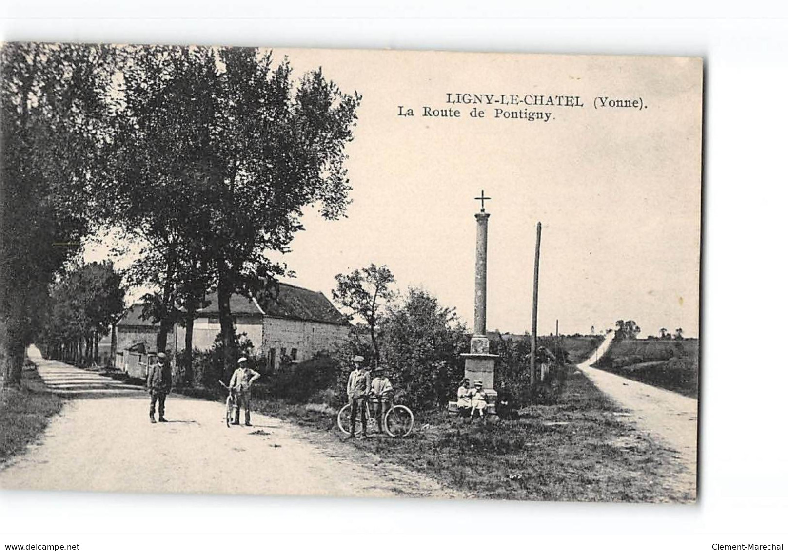 LIGNY LE CHATEL - La Route De Pontigny - Très Bon état - Ligny Le Chatel