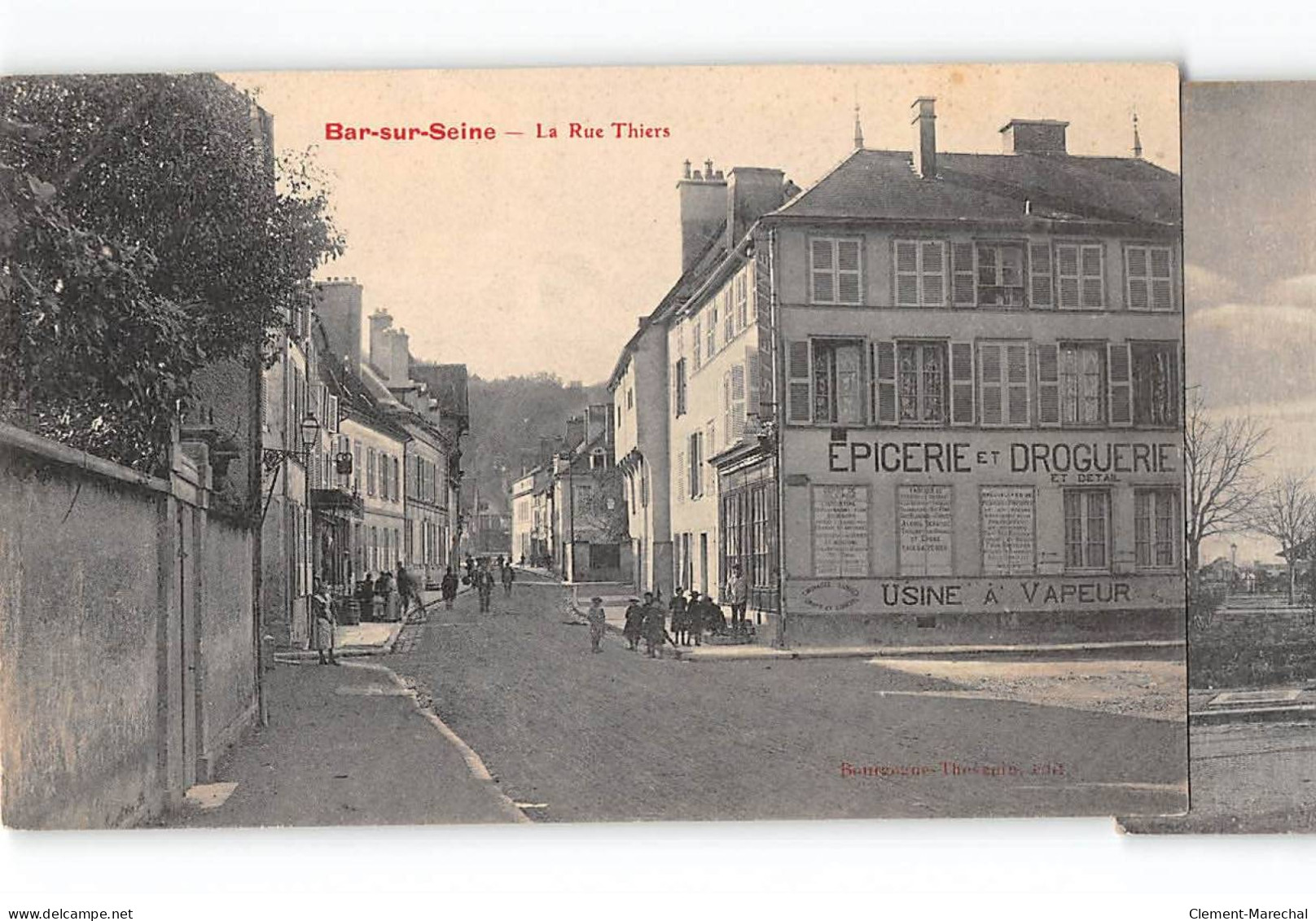 BAR SUR SEINE - La Rue Thiers - Très Bon état - Bar-sur-Seine