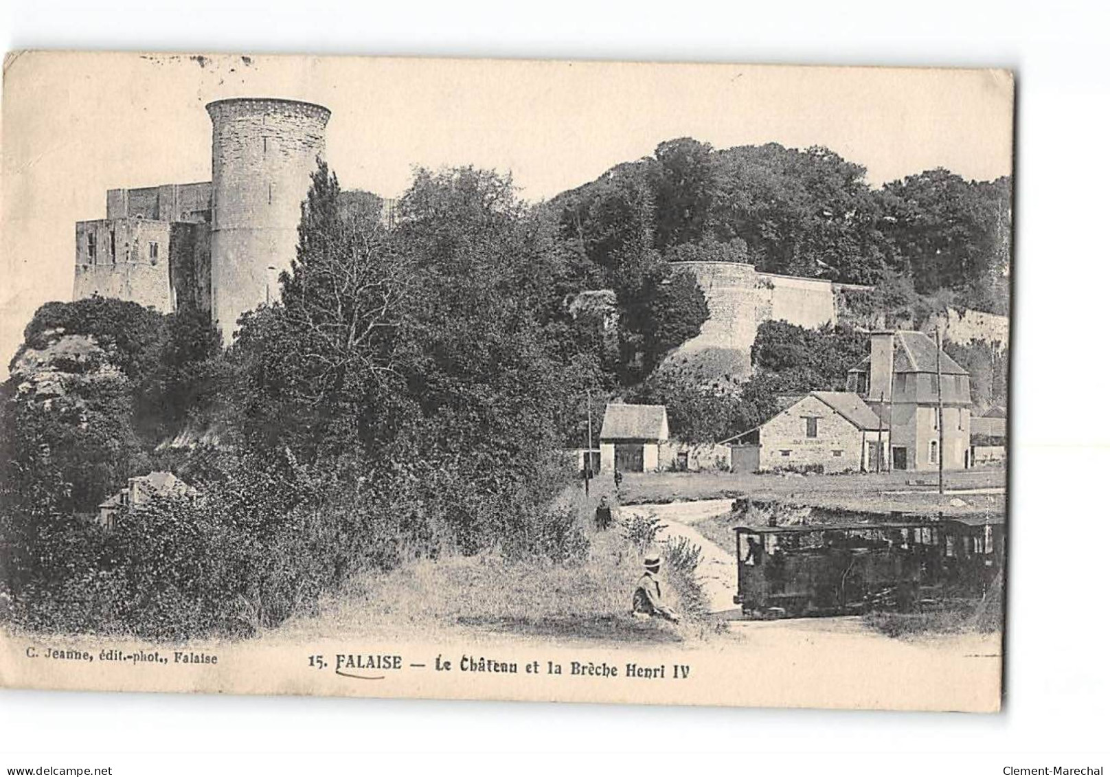 FALAISE - Le Château Et La Brèche Henri IV - état - Falaise