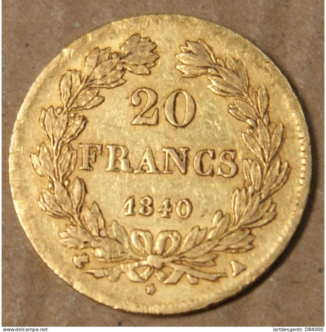 France LOUIS PHILIPPE Ier 20 Francs Or 1840 A , Lartdesgents.fr - 20 Francs (gold)