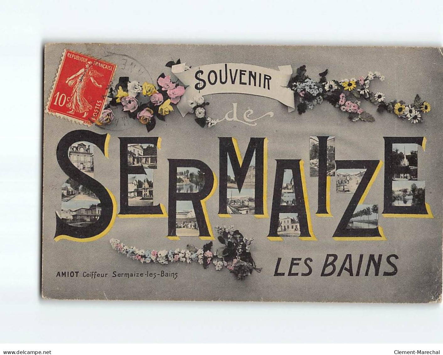 SERMAIZE LES BAINS : Carte Souvenir - état - Sermaize-les-Bains