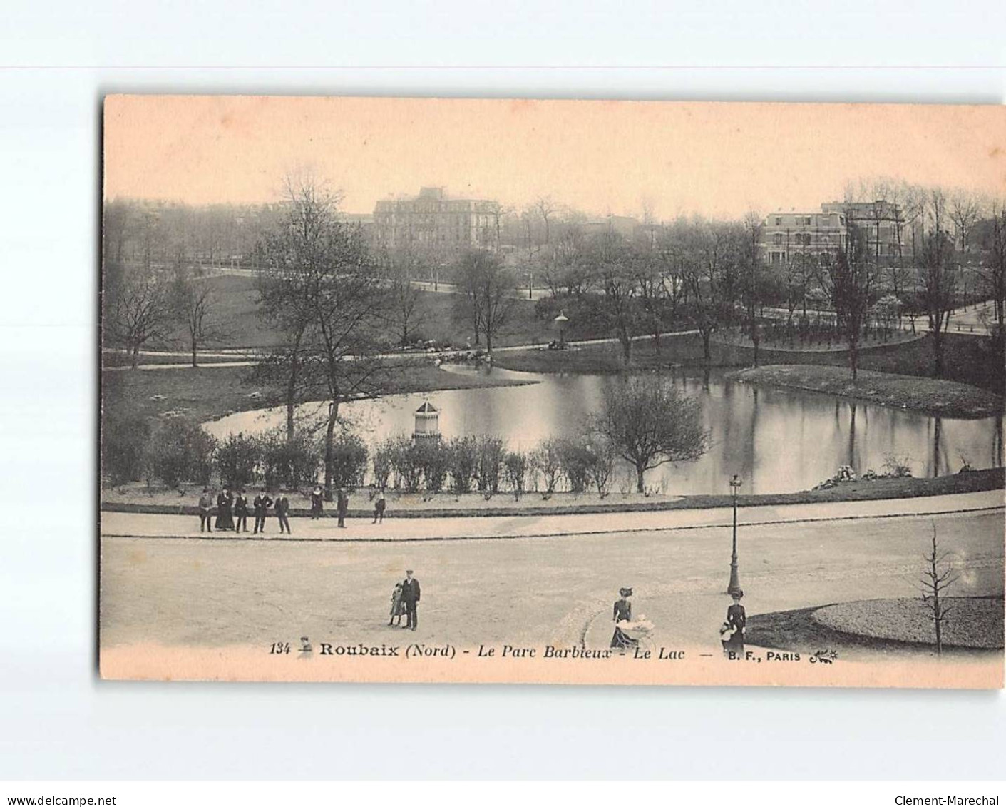 ROUBAIX : Le Parc Barbieux, Le Lac - Très Bon état - Roubaix