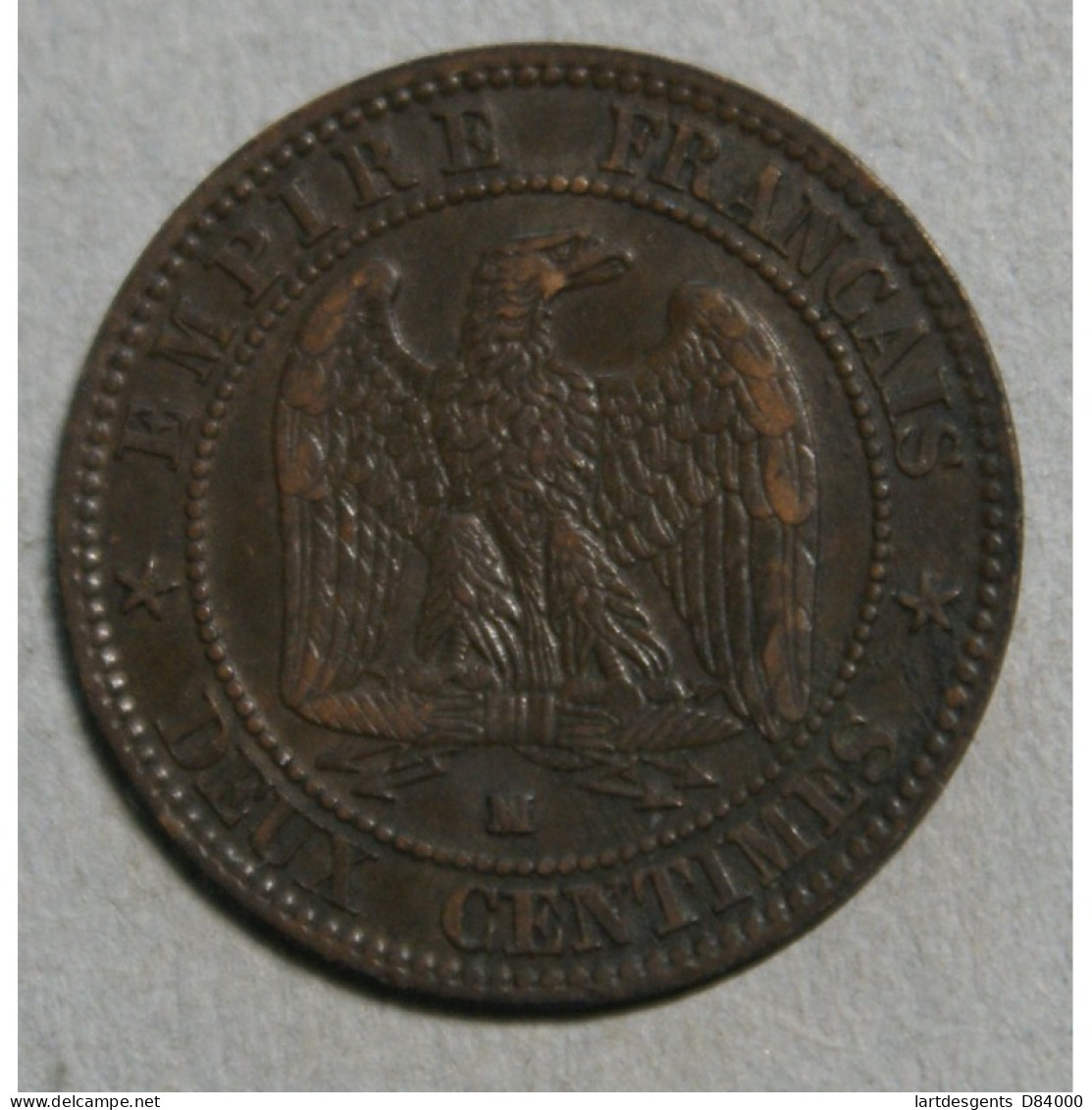 FRANCE - 2 Centimes 1857 MARSEILLE NAPOLEON III Tête Nue - Autres & Non Classés
