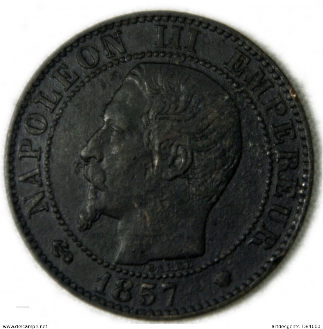 5 Centimes 1857 Marseille Napoléon III TTB, Lartdesgents - Sonstige & Ohne Zuordnung