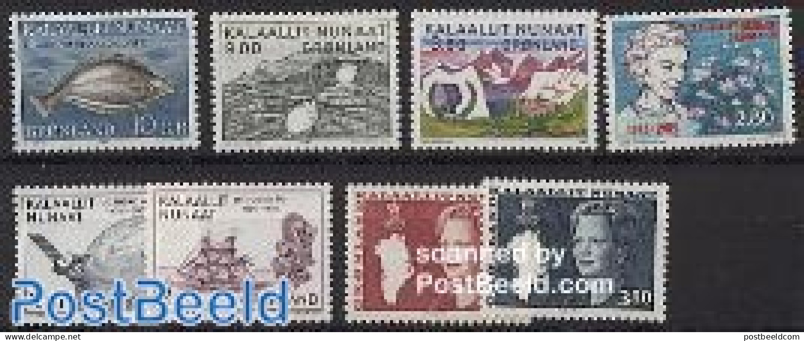 Greenland 1985 Yearset 1985 (8v), Mint NH, Various - Yearsets (by Country) - Nuevos