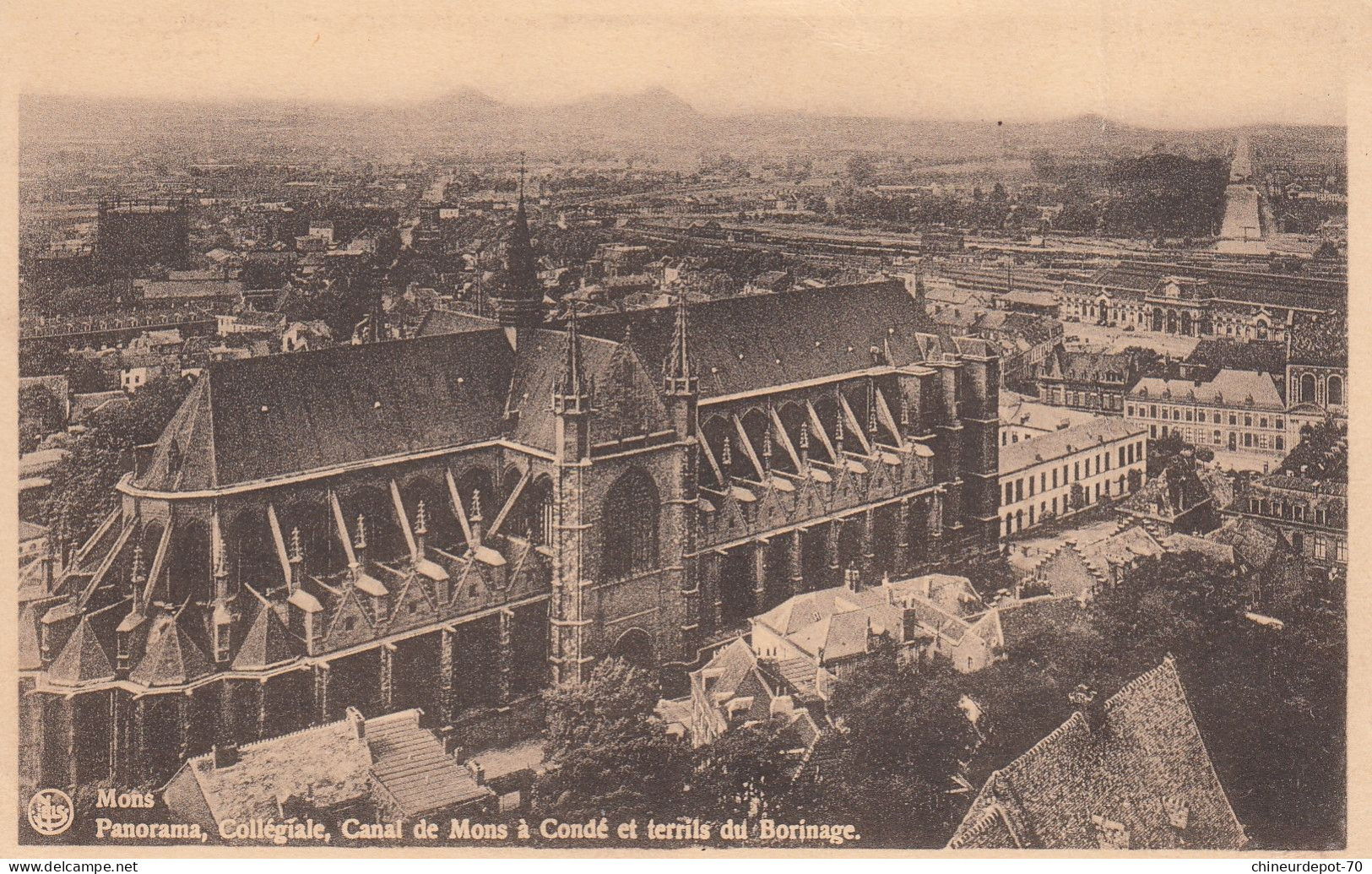 MONS    LA COLLEGIALE   SAINTE WAUDRU - Mons