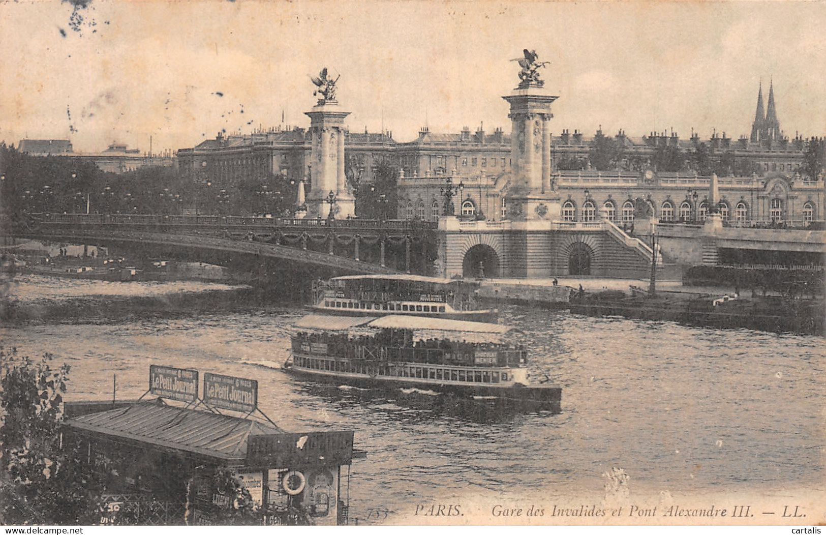 75-PARIS GARE DES INVALIDES-N°4191-A/0173 - Pariser Métro, Bahnhöfe