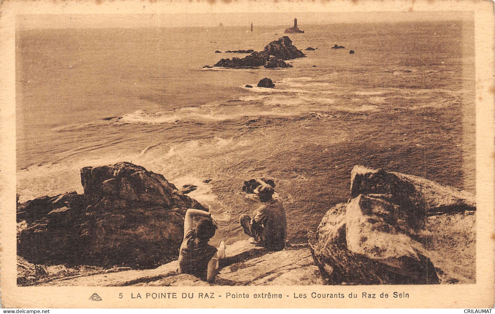 29-LA POINTE DU RAZ COURANT DU RAZ DE SEIN-N°5139-E/0257 - La Pointe Du Raz