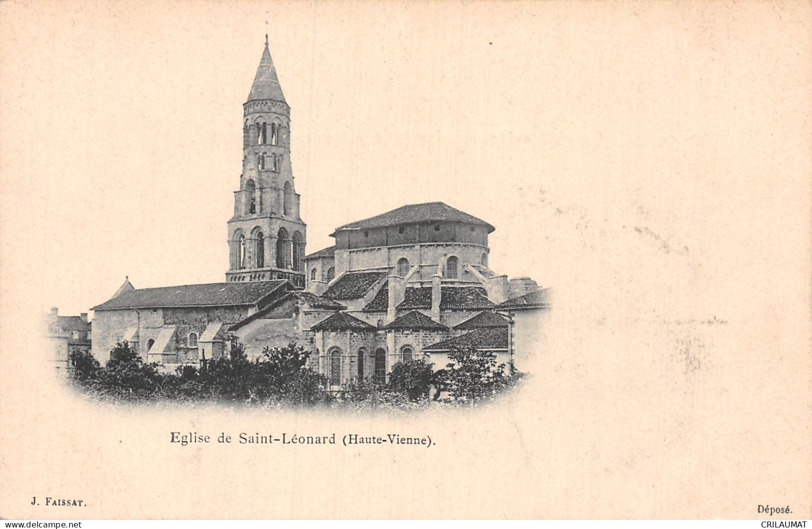 87-SAINT LEONARD DE NOBLAT L EGLISE-N°5139-H/0063 - Saint Leonard De Noblat